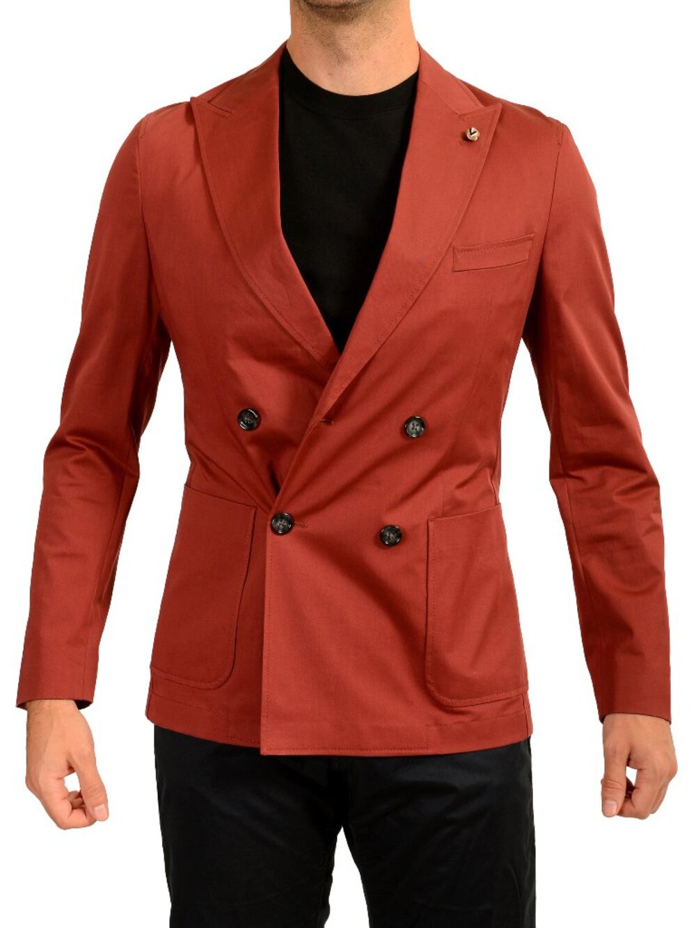 Hugo Boss Men's "C-Hanry-DB-242" Slim Fit Double Breasted Blazer US 38R IT 48R